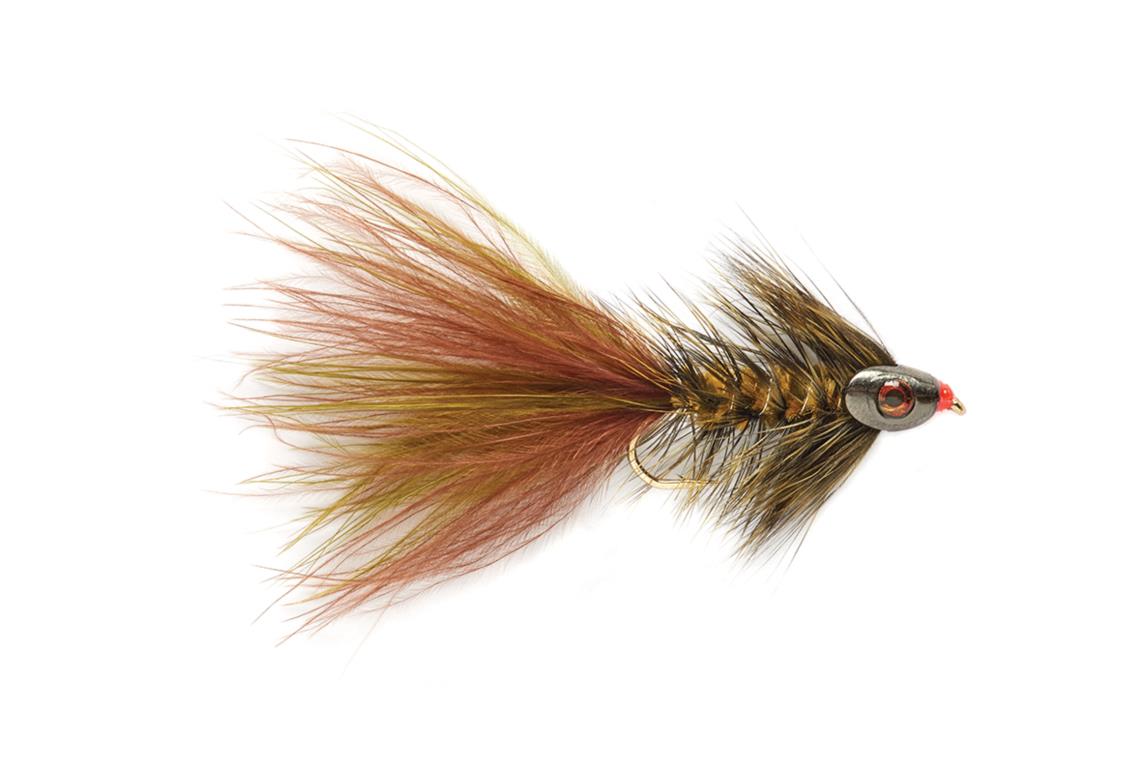 SKULLHEAD WOOLLY BUGGER GRIZZLY 