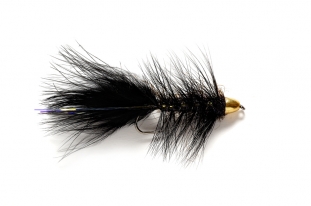 Black Woolly Bugger Barbless 
