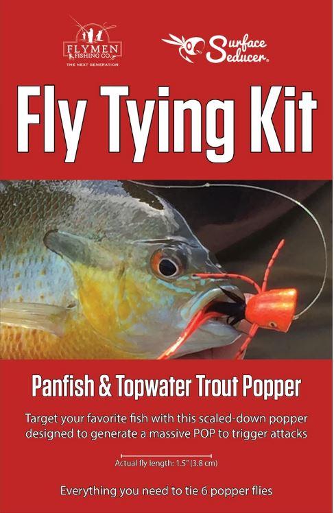  FLYMEN FLY TYING KIT -PANFISH & TOPWATER TROUT POPPER