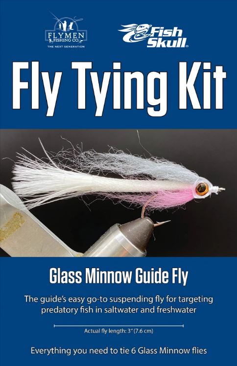  FLYMEN FLY TYING KIT - GLASS MINNOW GUIDE FLY